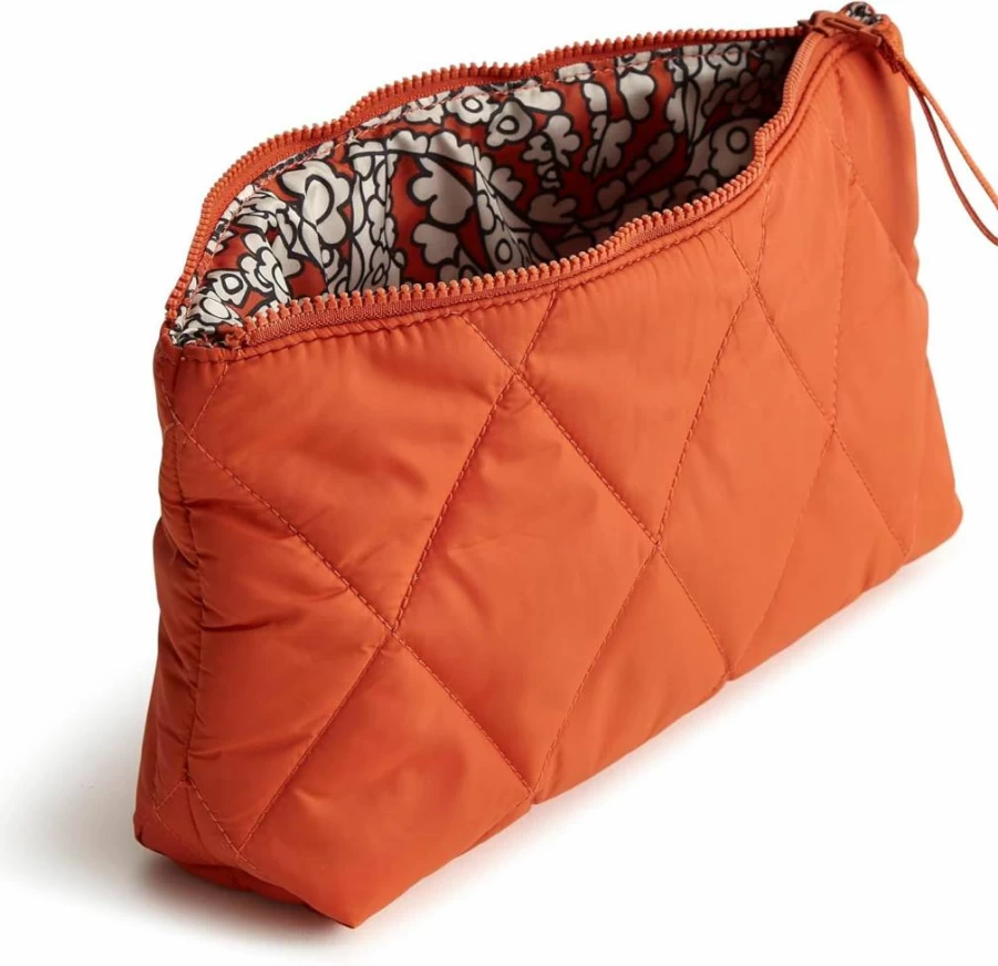 Vera Bradley Featherweight Medium Pouch | Lightweight Cosmetic Bag | Travel Organizer | Water-Resistant Fabric | Stylish Crossbody Pouch