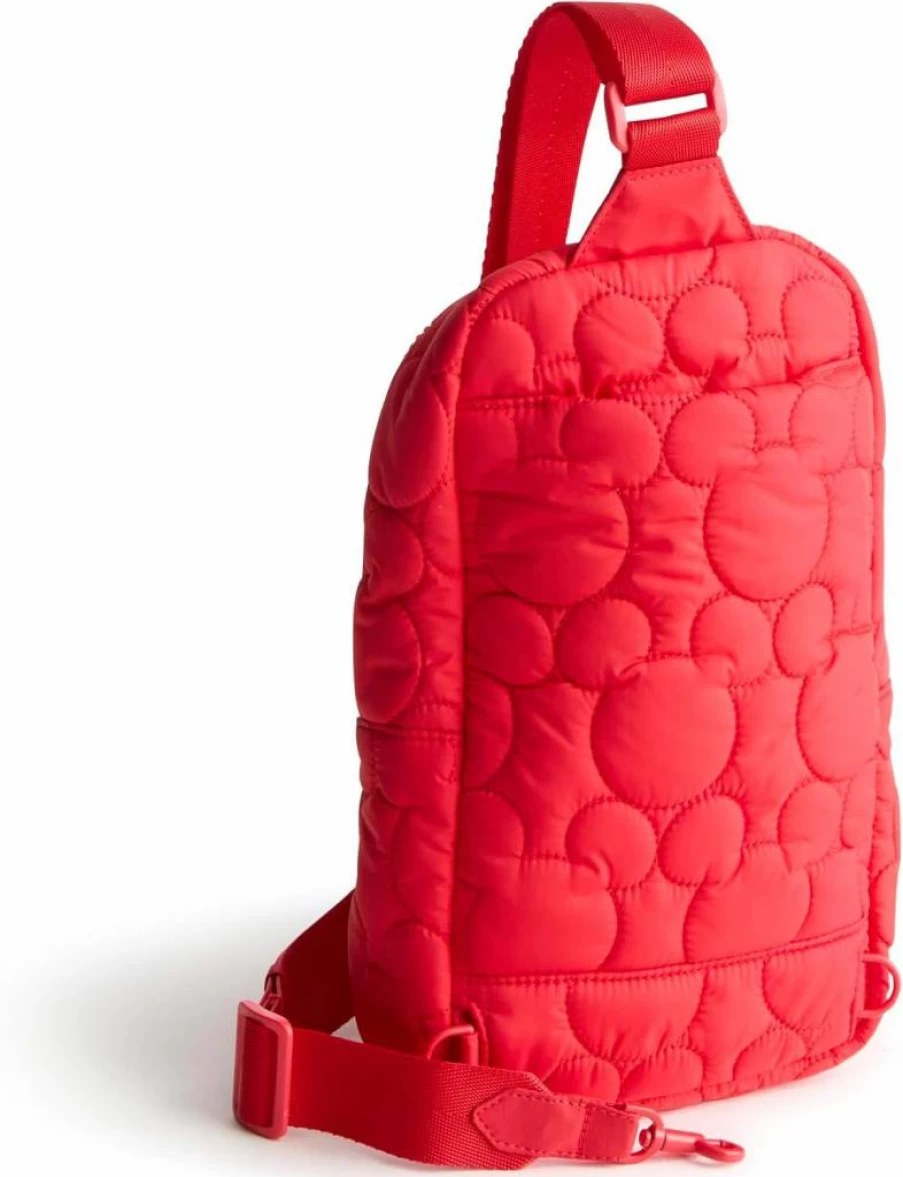 Vera Bradley Disney Lorman Featherweight Sling Backpack for Women - Crossbody Purse in Pumice Stone, One Size