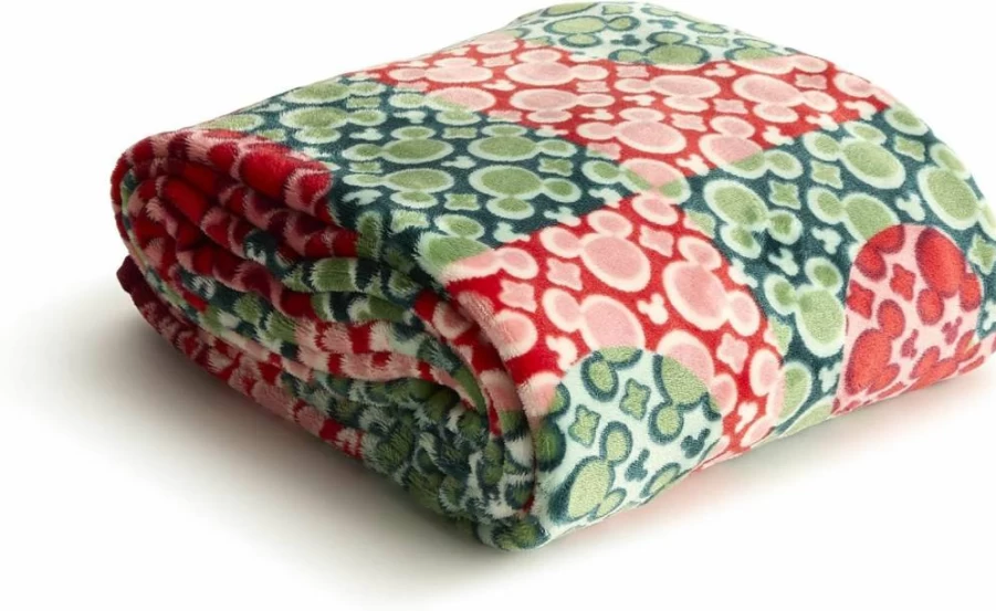 Vera Bradley Mickey Mouse Kaleidoscope Fleece Plush Throw Blanket – Disney Cozy Soft Throw