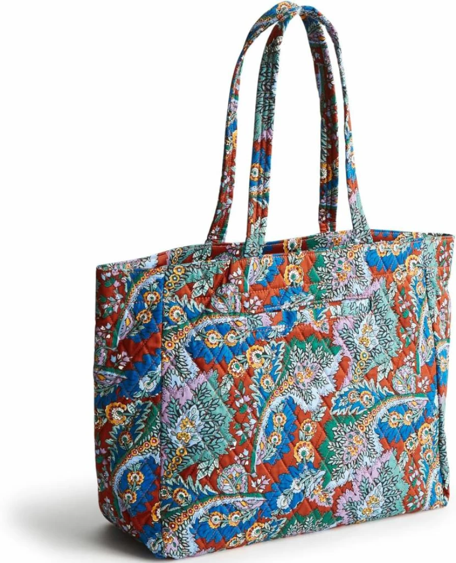 Vera Bradley Hathaway Cotton Tote Bag – Premium Quality Stylish Carryall for Women