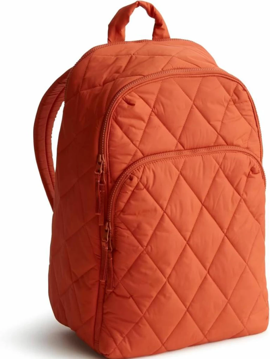 Vera Bradley Featherweight Westover Hybrid Backpack - Lightweight Swirling Poppies Design for Women