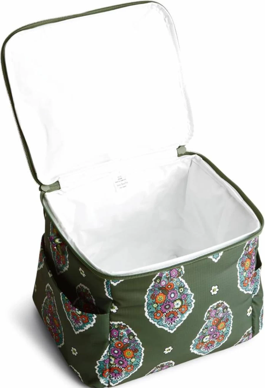 Vera Bradley Women's Insulated Lunch Bag - Reusable Ripstop Polyester Cooler Tote for Work & Picnics
