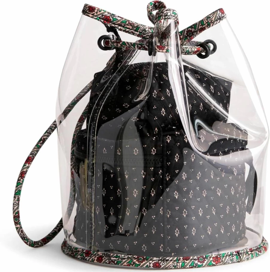 Vera Bradley 3-Piece Cotton Makeup Bag Set for Women | Premium Cosmetic Travel Organizer