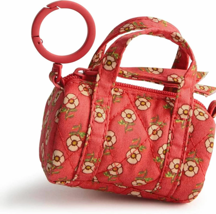 Vera Bradley Women's Original Duffel Bag - Premium Cotton Travel Tote with Charm for Stylish Carry-On